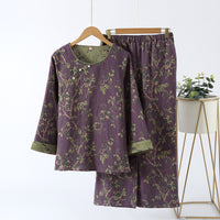 Twilight Bloom Cotton Nightwear Set