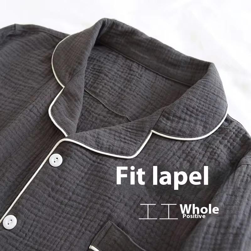 Charcoal Cloud Cotton Men’s Nightwear Set