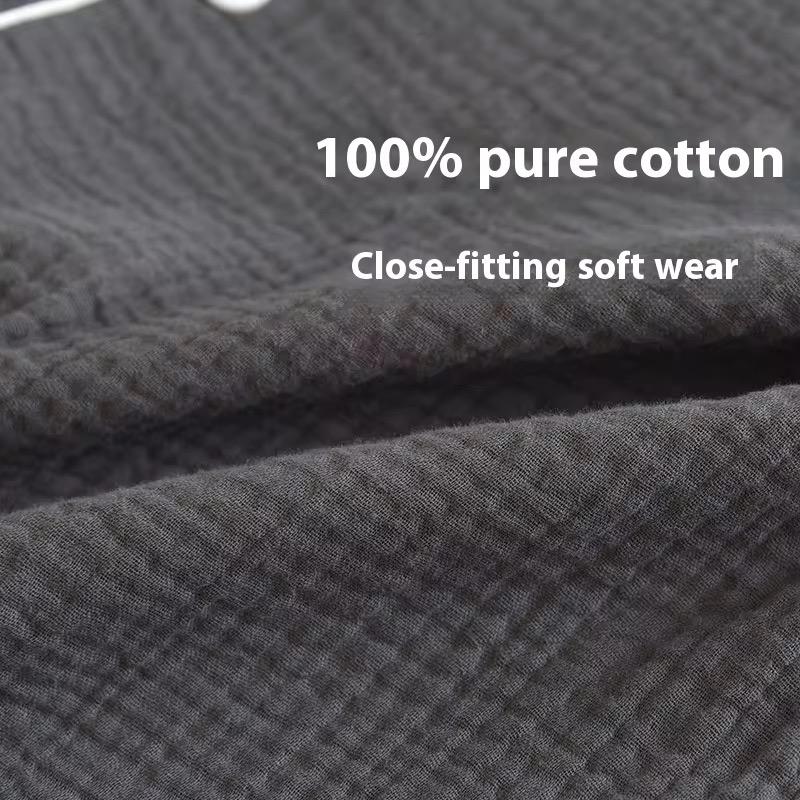 Charcoal Cloud Cotton Men’s Nightwear Set