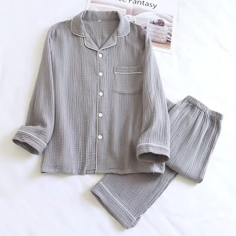 Ash Mist Cotton Men’s Nightwear Set