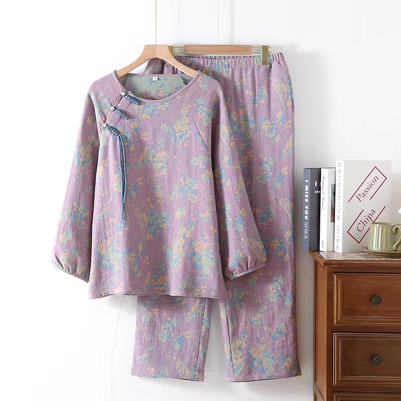 Lavender Whisper Cotton Nightwear Set