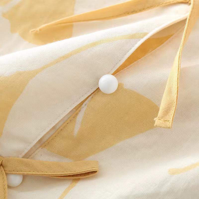 Golden Ginkgo Luxe Cotton Co-ord Set