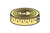 Size chart icon