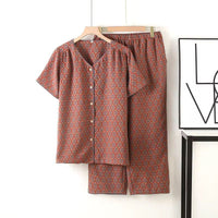Rust Harmony Cotton Nightwear Set